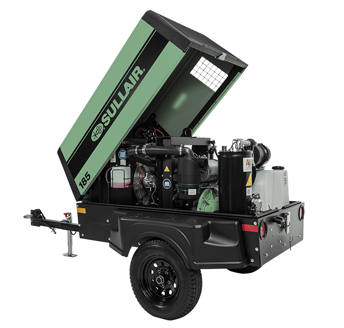 Sullair 185 Towable Air Compressor Rental