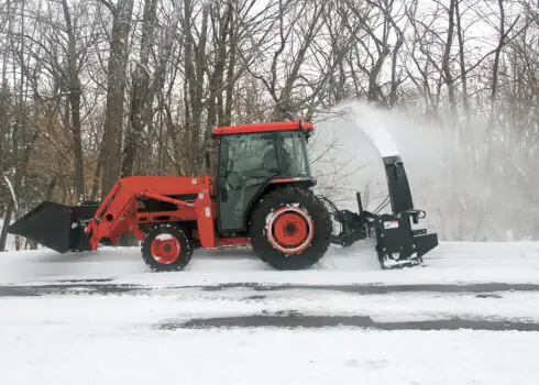 74-Inch Tractor Snow Blower Attachment Rental