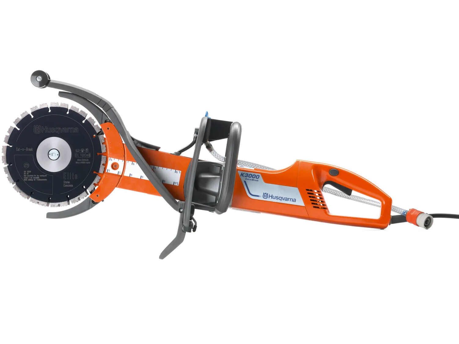 Husqvarna electric cut and break saw for stem walls and deep concrete cuts